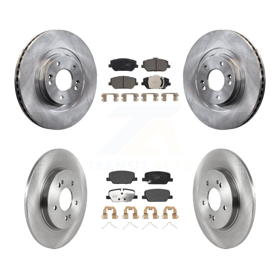 Front Rear Disc Brake Rotors And Ceramic Pads Kit For 2019-2020 Hyundai Santa Fe K8T-104094