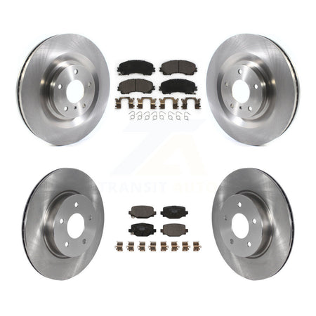 Front Rear Disc Brake Rotors And Ceramic Pads Kit For INFINITI QX50 QX55 K8T-104119