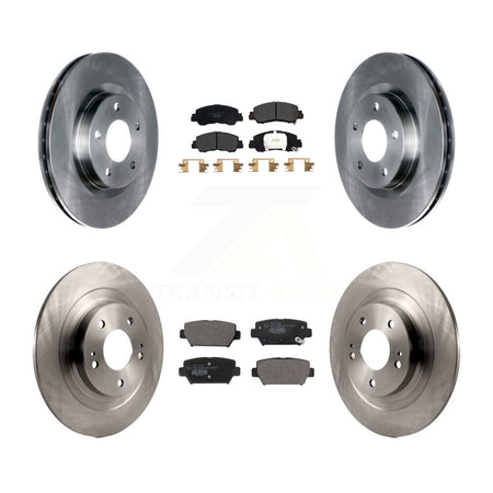 Front Rear Disc Brake Rotors And Ceramic Pads Kit For Mitsubishi Eclipse Cross K8T-104124