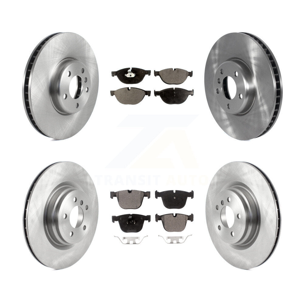 Front Rear Disc Brake Rotors And Ceramic Pads Kit (6Pc) For 2013 BMW ActiveHybrid 7 K8T-104137