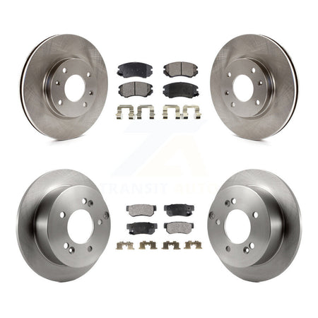 Front Rear Disc Brake Rotors And Ceramic Pads Kit For 2005 Kia Magentis From 10 05 K8T-104162