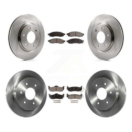 Front Rear Disc Brake Rotors And Ceramic Pads Kit For 2007 Nissan TITAN From 04 07 K8T-104181