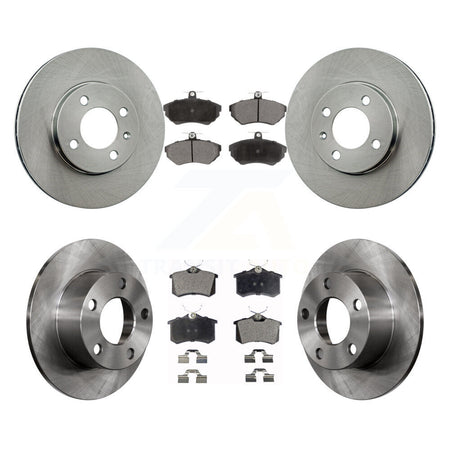 Front Rear Disc Brake Rotors And Ceramic Pads Kit For 1997 Volkswagen Passat 1.9L K8T-104183