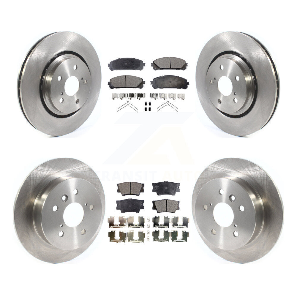 Front Rear Brake Rotors Ceramic Pad Kit For 22 Toyota Camry TRD With Manual Parking K8T-104185
