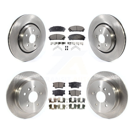 Front Rear Brake Rotors Ceramic Pad Kit For 22 Toyota Camry TRD With Manual Parking K8T-104185