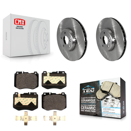 Front Disc Brake Rotors And Ceramic Pads Kit For Mercedes-Benz C300 C400 C350e K8T-104219