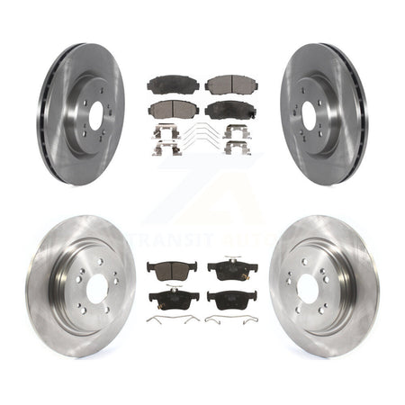 Front Rear Disc Brake Rotors And Ceramic Pads Kit For 2019-2021 Acura RDX K8T-104237
