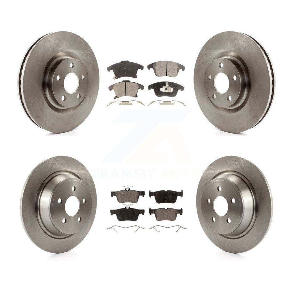 Front Rear Disc Brake Rotors & Ceramic Pad Kit For 2019-2020 Ford Police Responder Hybrid K8T-104249