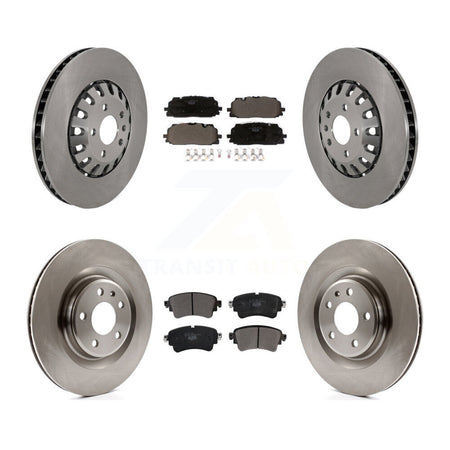 Front Rear Disc Brake Rotors And Ceramic Pads Kit For Audi A6 Quattro A7 Sportback K8T-104251