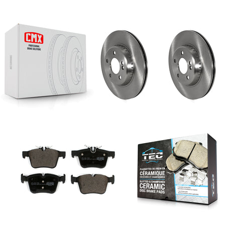 Rear Disc Brake Rotors And Ceramic Pads Kit For Mercedes-Benz C300 C400 C350e K8T-104270