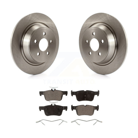 Rear Disc Brake Rotors And Ceramic Pads Kit For 2019-2020 Ford Police Responder Hybrid K8T-104276
