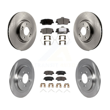 Front Rear Disc Brake Rotors And Ceramic Pads Kit For 2019-2020 Hyundai Nexo K8T-104316