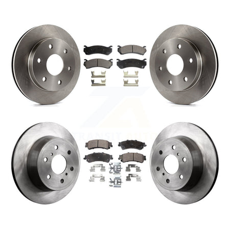 Front Rear Disc Brake Rotors And Ceramic Pads Kit For GMC Sierra 1500 Classic K8T-104322