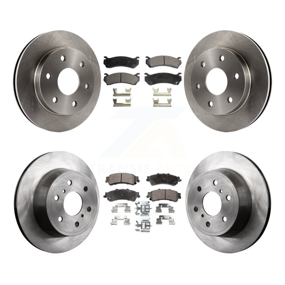 Front Rear Disc Brake Rotors And Ceramic Pads Kit For GMC Sierra 1500 Classic K8T-104322