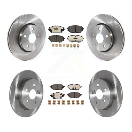 Front Rear Disc Brake Rotors And Ceramic Pads Kit For Toyota C-HR K8T-104324