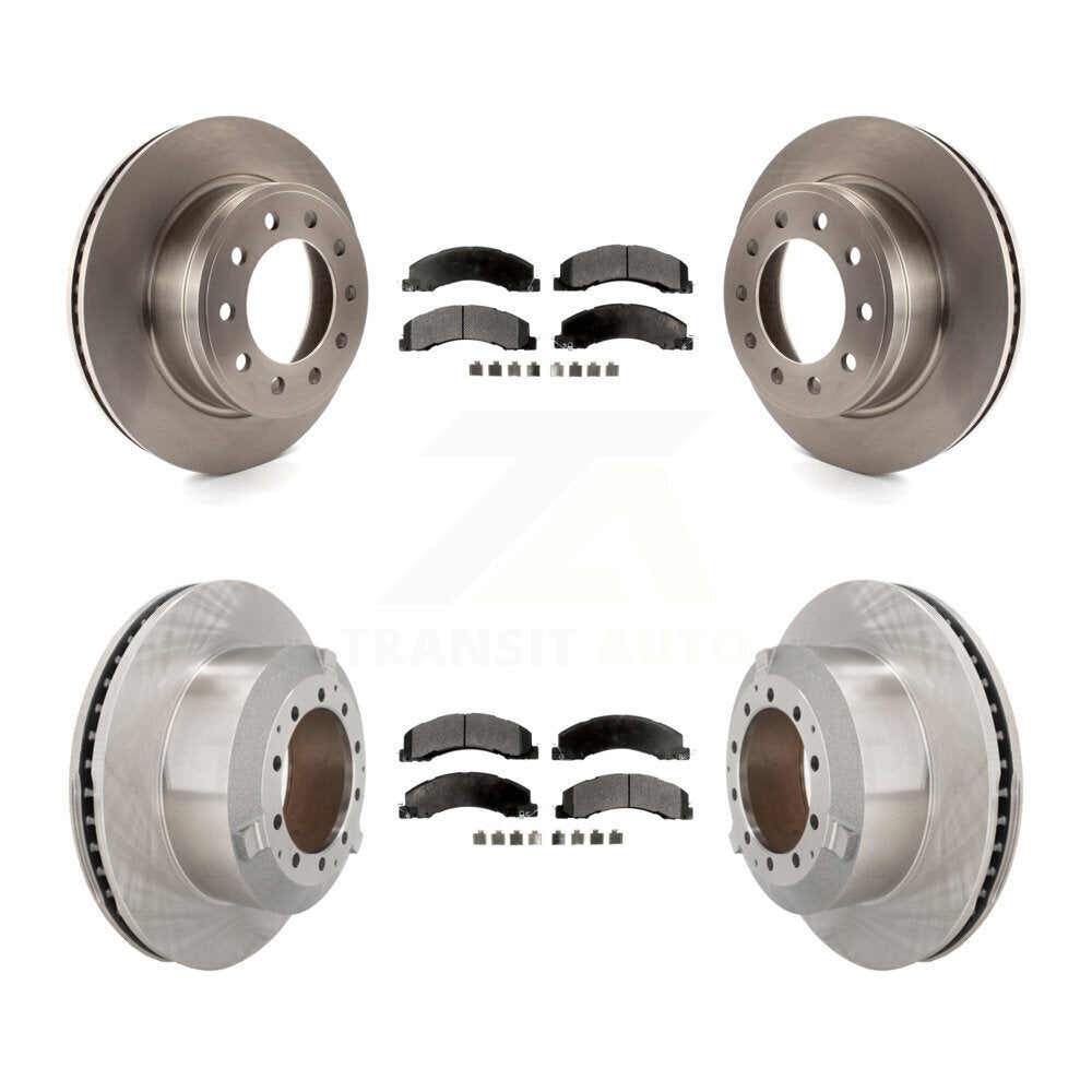Front Rear Brake Rotor & Ceramic Pad Kit For Ram Dodge Sterling Truck 4500 5500 Bullet 45 K8T-104381