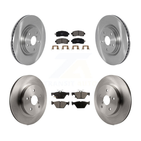 Front Rear Disc Brake Rotors And Ceramic Pads Kit For Subaru Outback WRX Legacy K8T-104422