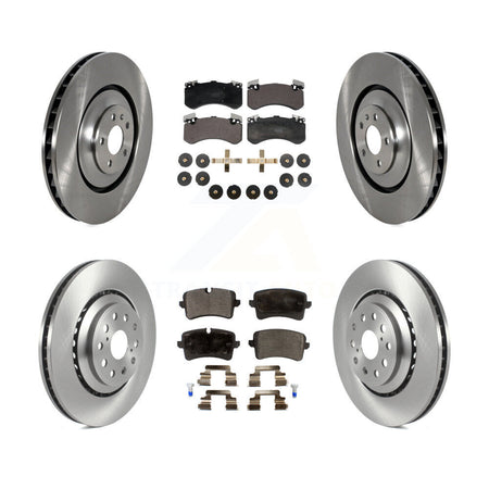 Front Rear Disc Brake Rotors And Ceramic Pads Kit For Audi S8 S7 K8T-104426