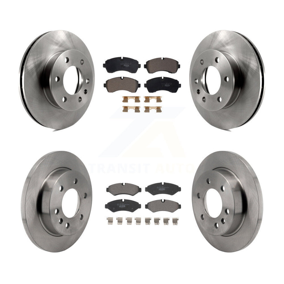 Front Rear Brake Rotor & Ceramic Pad Kit For Mercedes-Benz Sprinter 2500 3500 4500 3500XD K8T-104429