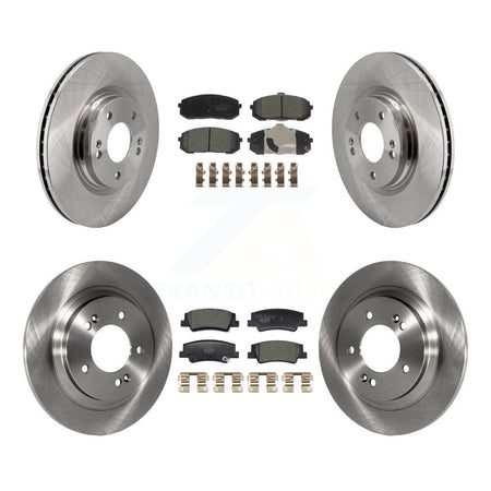 Front Rear Disc Brake Rotors And Ceramic Pads Kit For Hyundai Sonata Kia Niro EV K5 K8T-104459