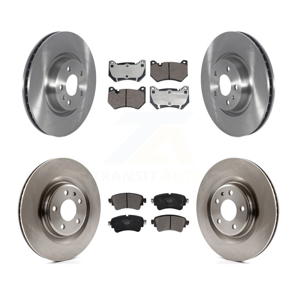 Front Rear Disc Brake Rotors And Ceramic Pads Kit For 2018 Audi Q5 With Brembo Calipers K8T-104465