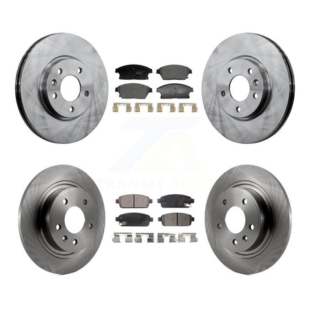 Front Rear Disc Brake Rotor Ceramic Pad Kit For Chevrolet Cruze Buick Verano Orlando Volt K8T-104474
