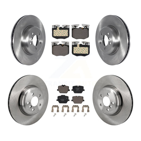 Front Rear Disc Brake Rotors And Ceramic Pads Kit For BMW 330i K8T-104479