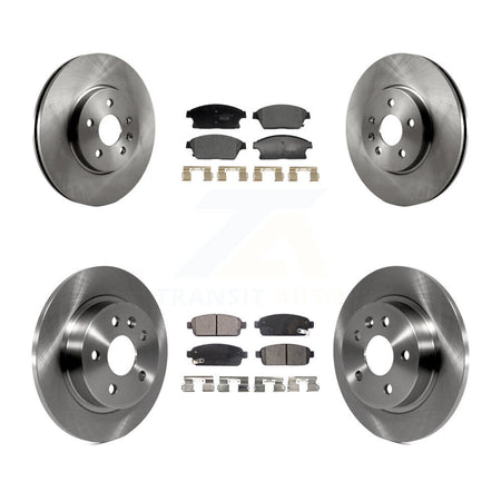 Front Rear Disc Brake Rotor And Ceramic Pad Kit For 2013-2017 Chevrolet Trax Buick Encore K8T-104484