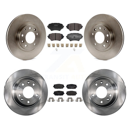 Front Rear Disc Brake Rotors And Ceramic Pads Kit For 2006-2015 Mazda MX-5 Miata K8T-104485
