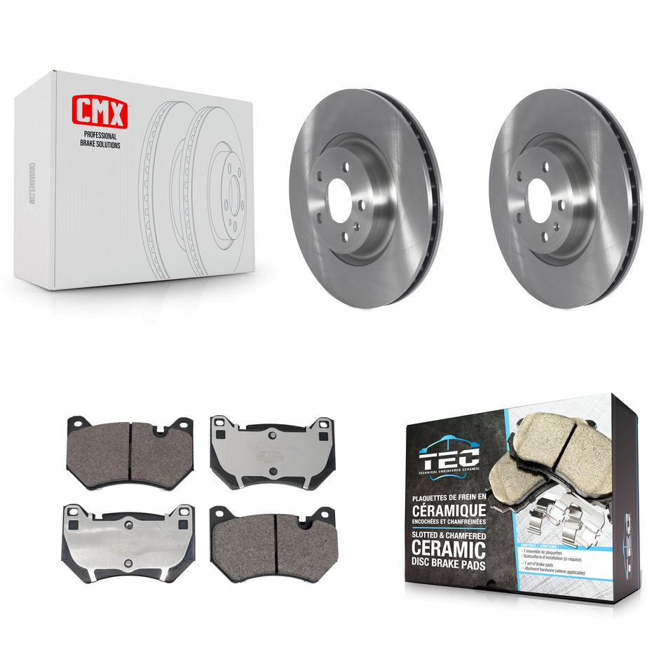 Front Disc Brake Rotors And Ceramic Pads Kit For Audi Q5 Sportback K8T-104495