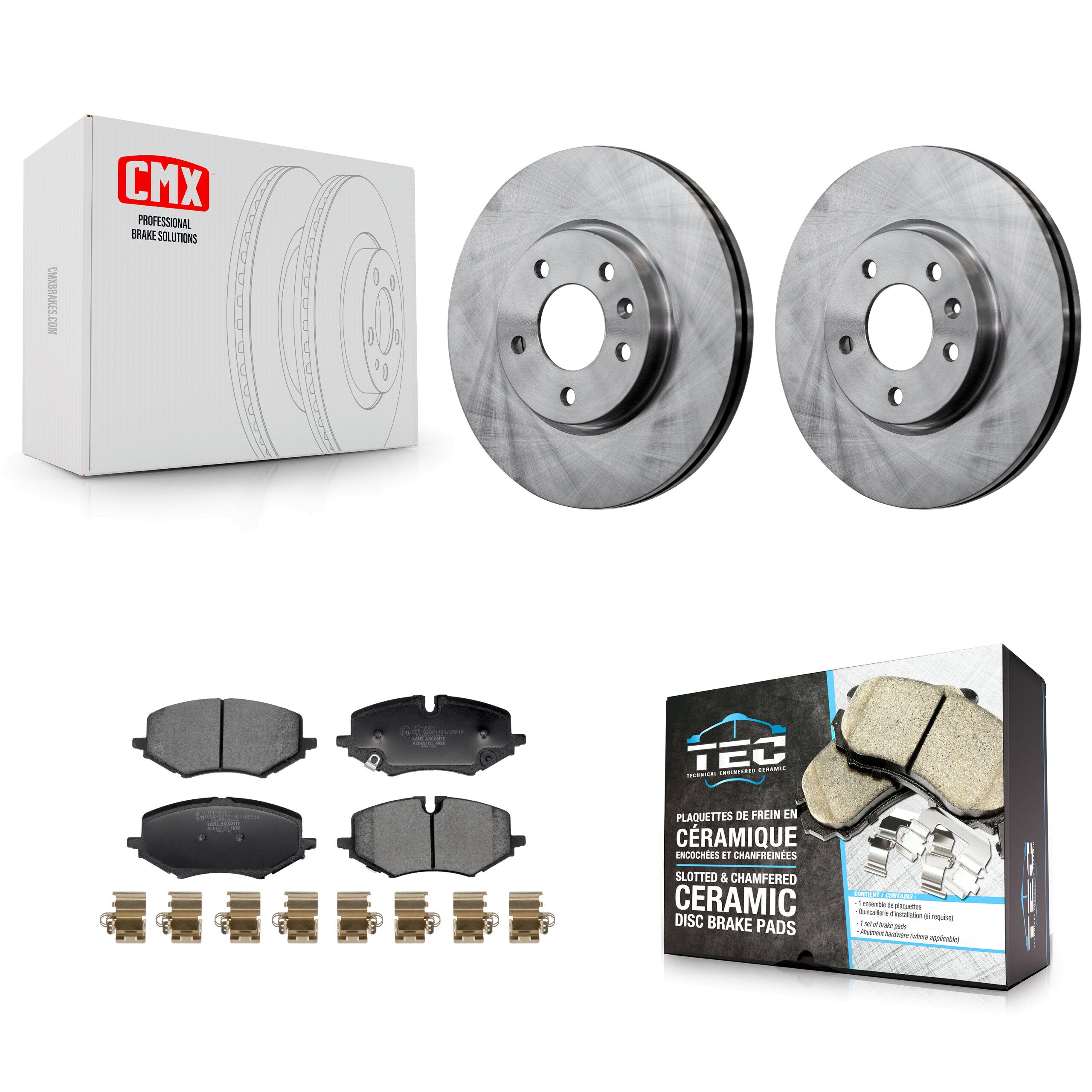Front Disc Brake Rotors And Ceramic Pads Kit For Chevrolet Trailblazer Buick Encore GX K8T-104512
