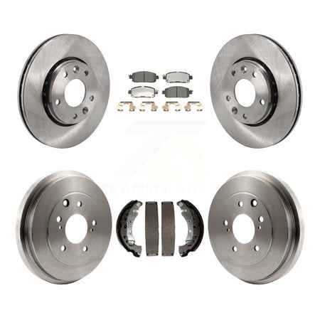 Front Rear Disc Brake Rotors Ceramic Pads And Drum Kit For 2020-2022 Nissan Sentra K8T-104563