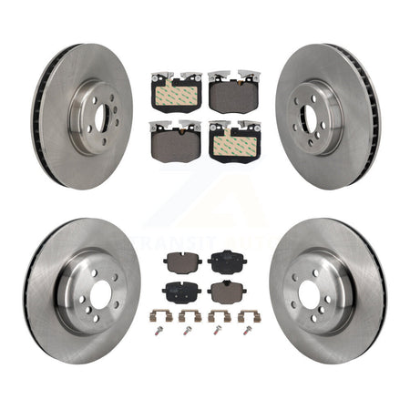 Front Rear Disc Brake Rotor And Ceramic Pad Kit (6Pc) For BMW iX 640i xDrive Gran Turismo K8T-104572