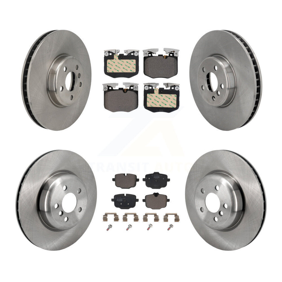 Front Rear Disc Brake Rotor And Ceramic Pad Kit (6Pc) For BMW iX 640i xDrive Gran Turismo K8T-104572