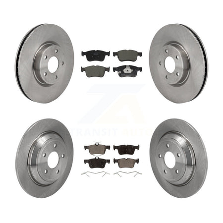 Front Rear Disc Brake Rotors Ceramic Pad Kit For Ford Escape Bronco Sport Lincoln Corsair K8T-104581
