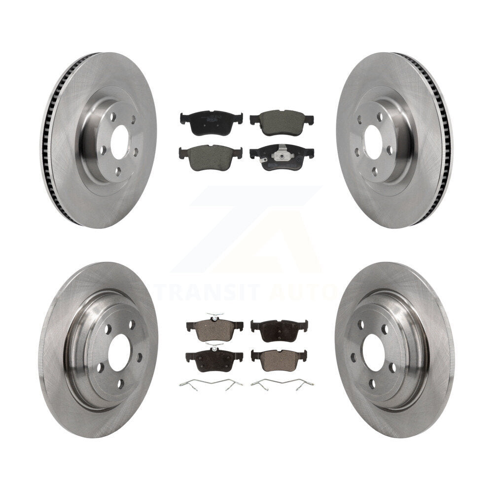 Front Rear Disc Brake Rotors And Ceramic Pads Kit For 2022-2023 Ford Maverick K8T-104583