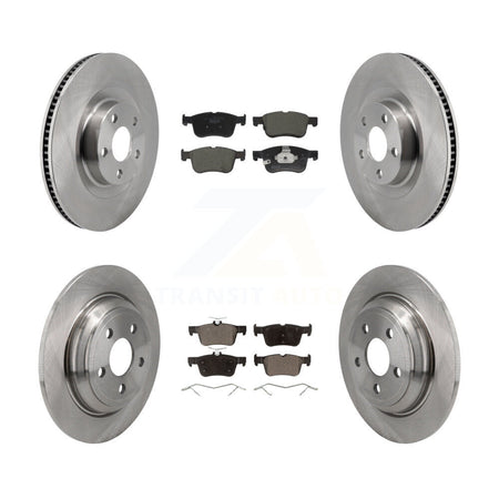 Front Rear Disc Brake Rotors And Ceramic Pads Kit For 2022-2023 Ford Maverick K8T-104583