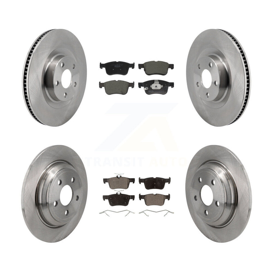 Front Rear Disc Brake Rotors And Ceramic Pads Kit For 2022-2023 Ford Maverick K8T-104583