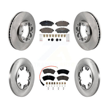 Front Rear Brake Rotor & Ceramic Pad Kit For Ford Transit-250 Transit-150 Transit-350 AWD K8T-104584