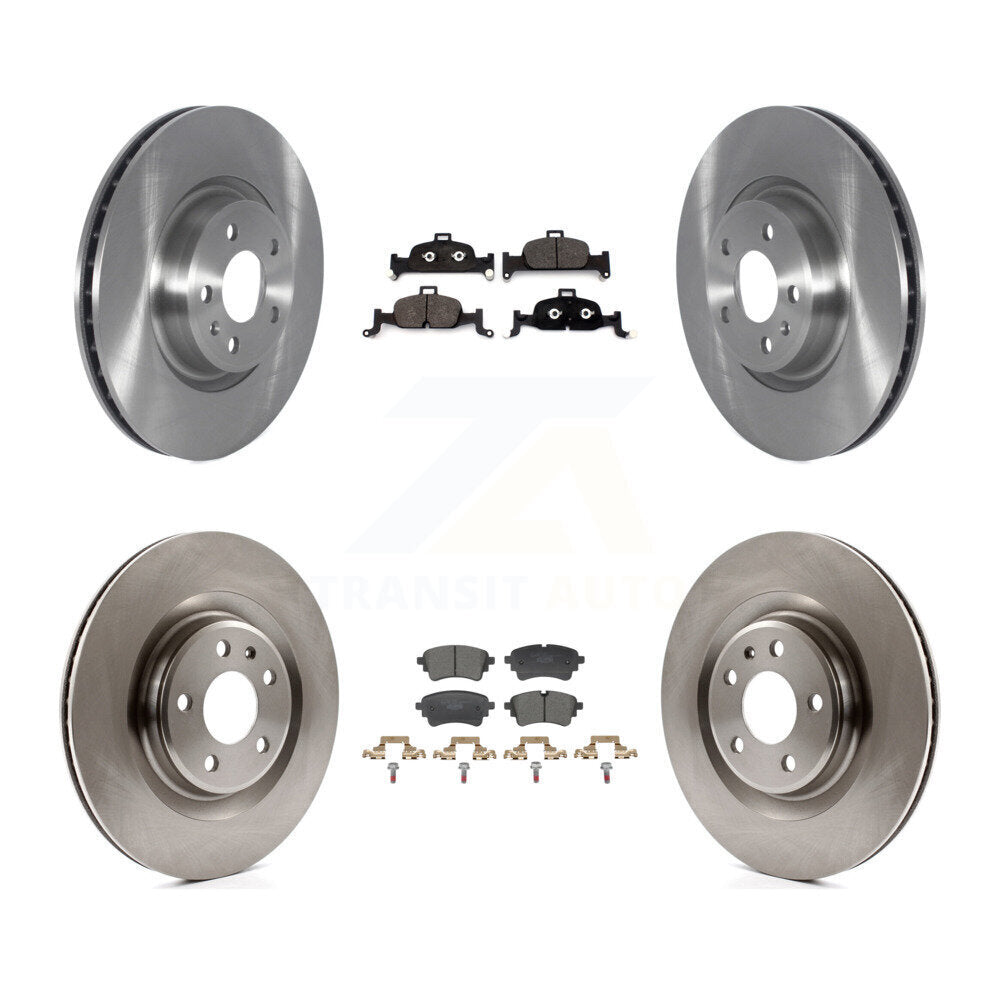 Front Rear Disc Brake Rotor & Ceramic Pad Kit For Audi A5 Sportback Quattro A4 allroad A6 K8T-104589
