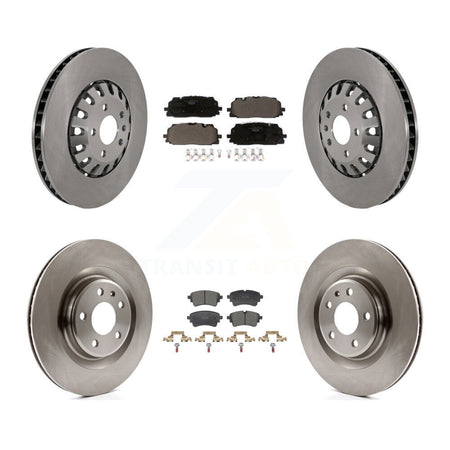Front Rear Disc Brake Rotors And Ceramic Pads Kit For Audi A6 Quattro A7 Sportback K8T-104590