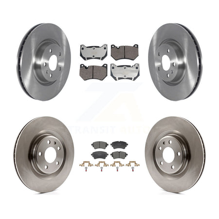Front Rear Disc Brake Rotors And Ceramic Pads Kit For Audi Q5 Sportback K8T-104591