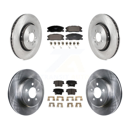 Front Rear Brake Rotors Ceramic Pad Kit For Dodge Charger With 370mm Diameter Rotor K8T-104600