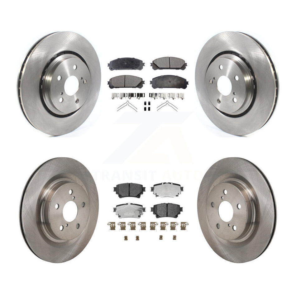 Front Rear Disc Brake Rotor And Ceramic Pad Kit For Lexus NX350h NX350 NX250 Toyota Crown K8T-104602