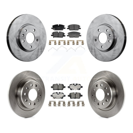 Front Rear Disc Brake Rotors And Ceramic Pad Kit For Chevrolet Equinox GMC Terrain Malibu K8T-104613