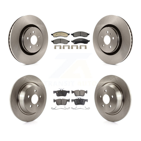 Front Rear Disc Brake Rotors And Ceramic Pads Kit For Lincoln Nautilus K8T-104621