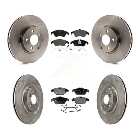Front Rear Disc Brake Rotors And Ceramic Pads Kit For Mercedes-Benz E400 K8T-104630