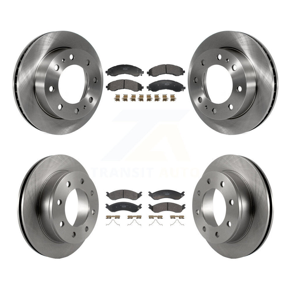 Front Rear Brake Rotors & Ceramic Pad Kit For 2021-2024 GMC Savana 2500 Chevrolet Express K8T-104632