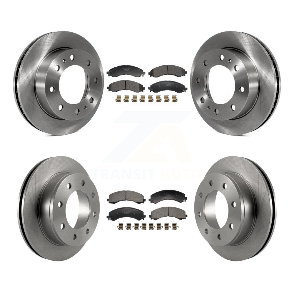 Front Rear Brake Rotors & Ceramic Pad Kit For 2021-2024 GMC Savana 2500 Chevrolet Express K8T-104633