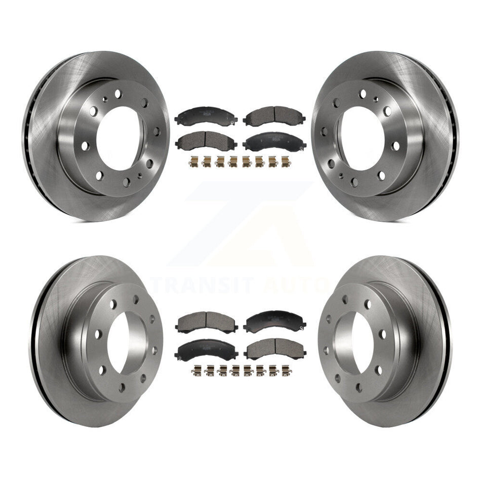 Front Rear Brake Rotors & Ceramic Pad Kit For 2021-2024 GMC Savana 2500 Chevrolet Express K8T-104633